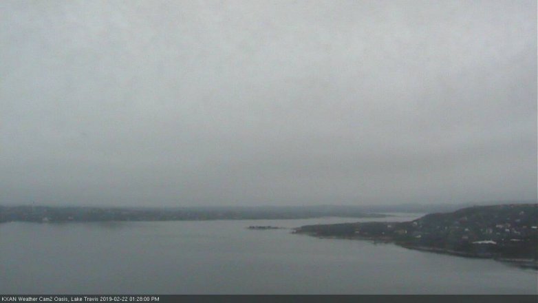 Lake Travis webcam, February 22, 2019 12:30 PM CT