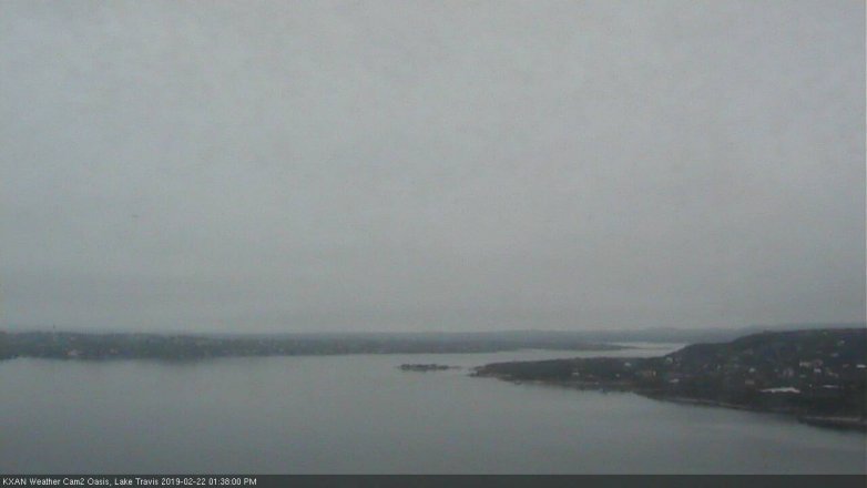 Lake Travis webcam, February 22, 2019 12:40 PM CT