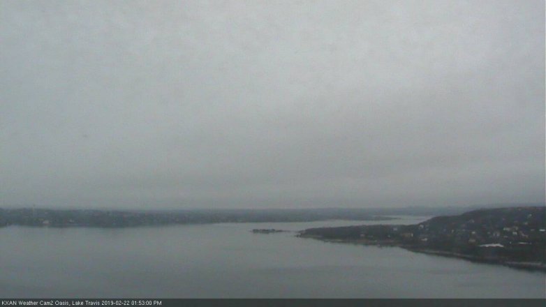 Lake Travis webcam, February 22, 2019 12:55 PM CT