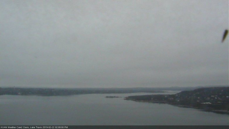 Lake Travis webcam, February 22, 2019 1:10 PM CT