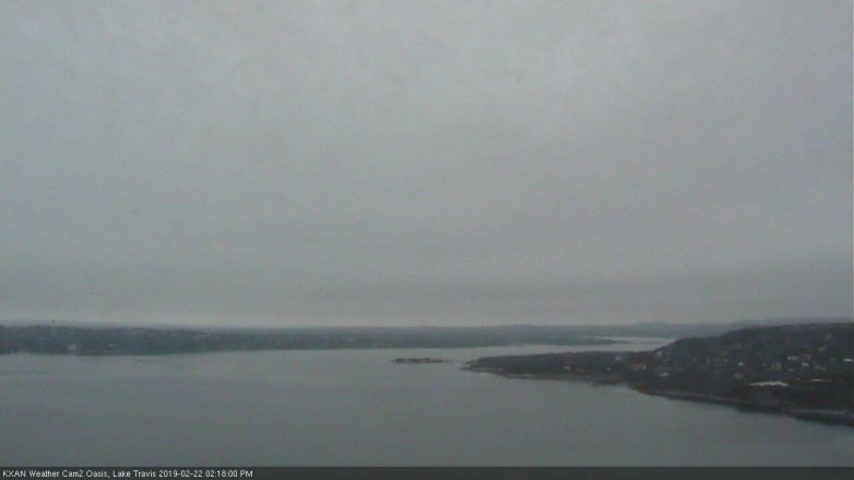 Lake Travis webcam, February 22, 2019 1:20 PM CT