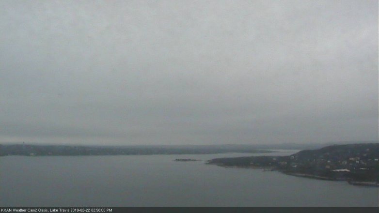 Lake Travis webcam, February 22, 2019 2:00 PM CT