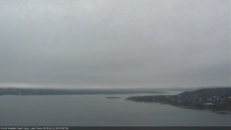 Lake Travis webcam, February 22, 2019 2:25 PM CT
