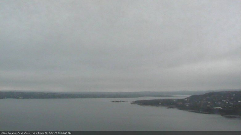 Lake Travis webcam, February 22, 2019 2:35 PM CT