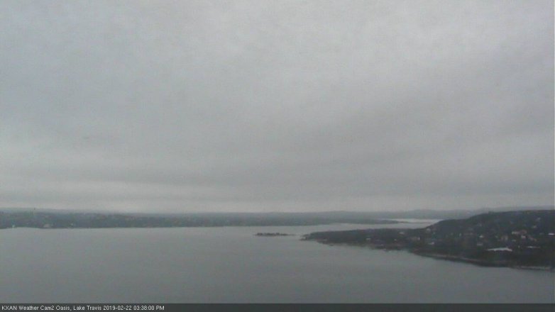 Lake Travis webcam, February 22, 2019 2:40 PM CT