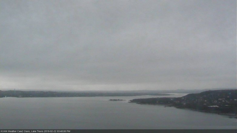 Lake Travis webcam, February 22, 2019 2:50 PM CT