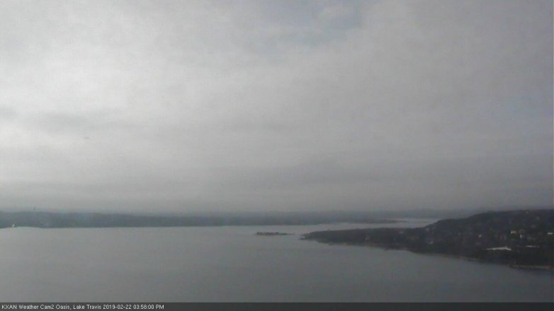 Lake Travis webcam, February 22, 2019 3:00 PM CT