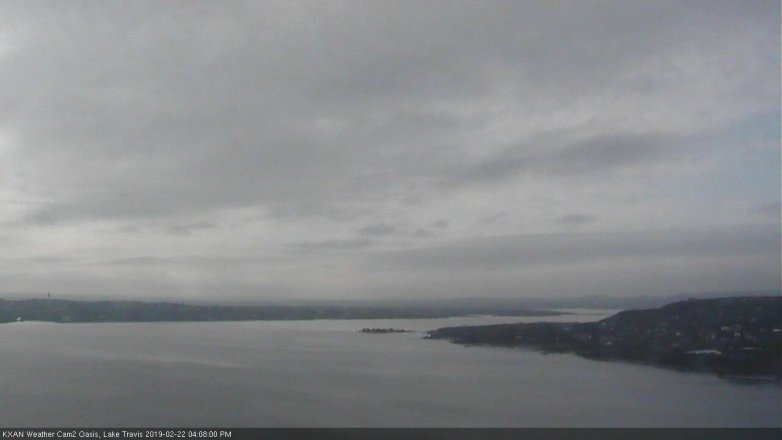 Lake Travis webcam, February 22, 2019 3:10 PM CT