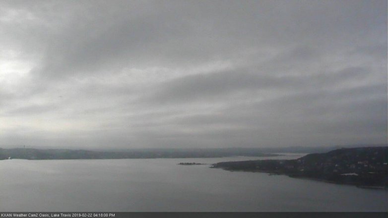Lake Travis webcam, February 22, 2019 3:20 PM CT