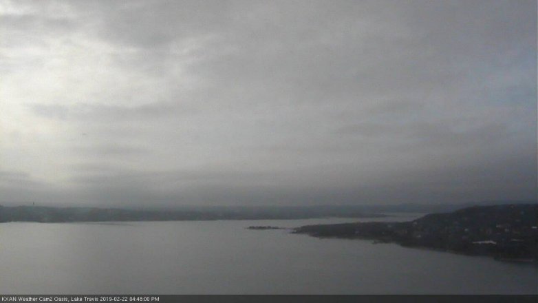 Lake Travis webcam, February 22, 2019 3:50 PM CT