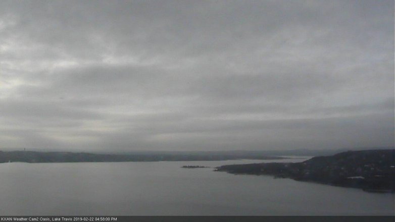 Lake Travis webcam, February 22, 2019 4:00 PM CT