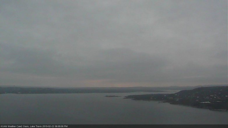 Lake Travis webcam, February 22, 2019 5:10 PM CT