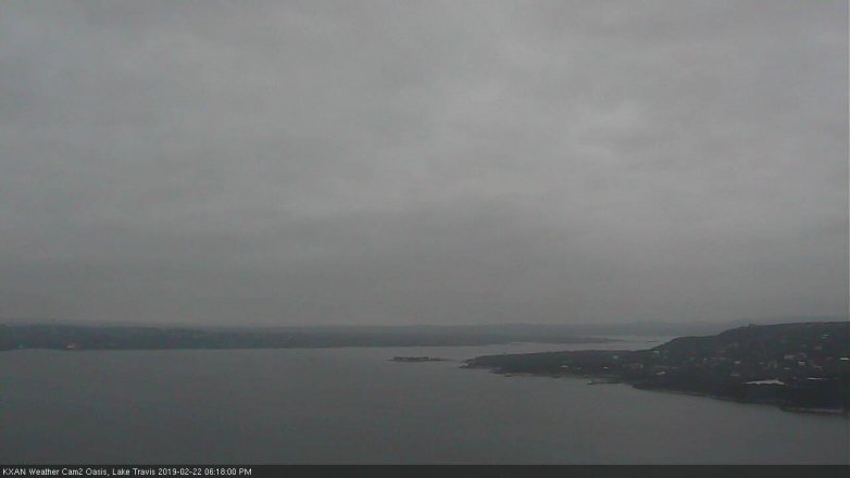 Lake Travis webcam, February 22, 2019 5:20 PM CT