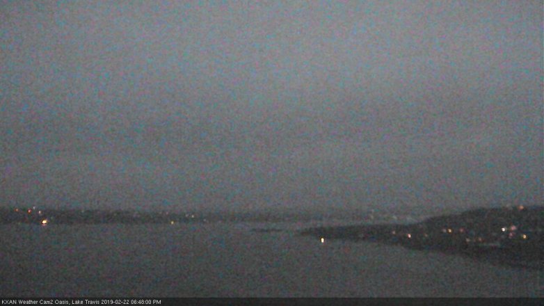 Lake Travis webcam, February 22, 2019 5:50 PM CT
