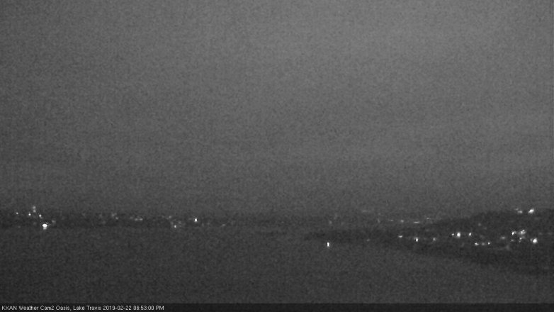 Lake Travis webcam, February 22, 2019 5:55 PM CT
