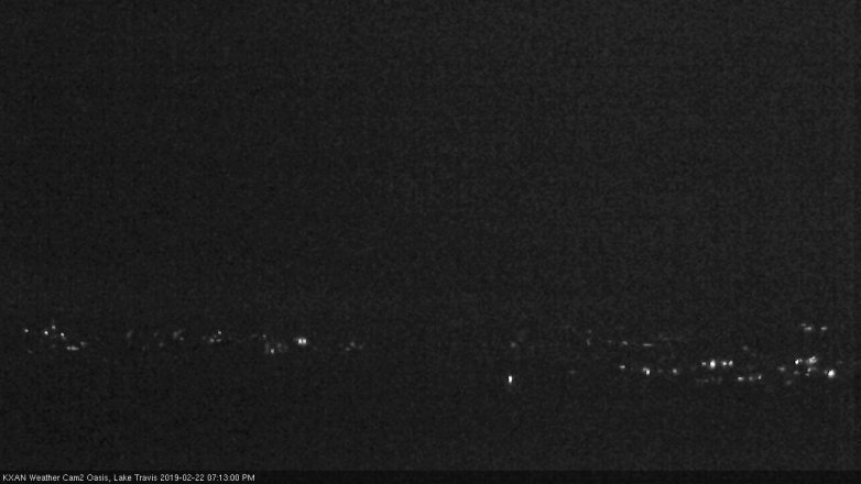 Lake Travis webcam, February 22, 2019 6:15 PM CT