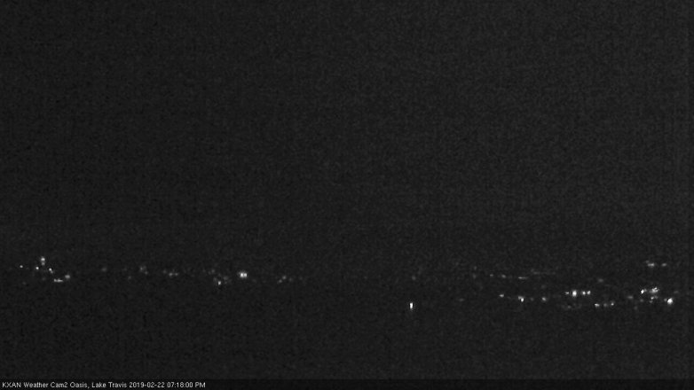 Lake Travis webcam, February 22, 2019 6:20 PM CT