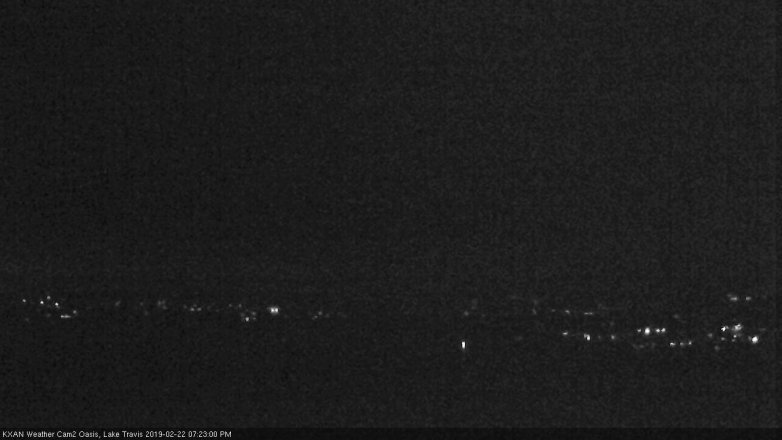 Lake Travis webcam, February 22, 2019 6:25 PM CT