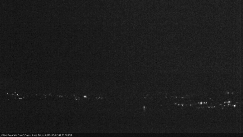 Lake Travis webcam, February 22, 2019 6:35 PM CT