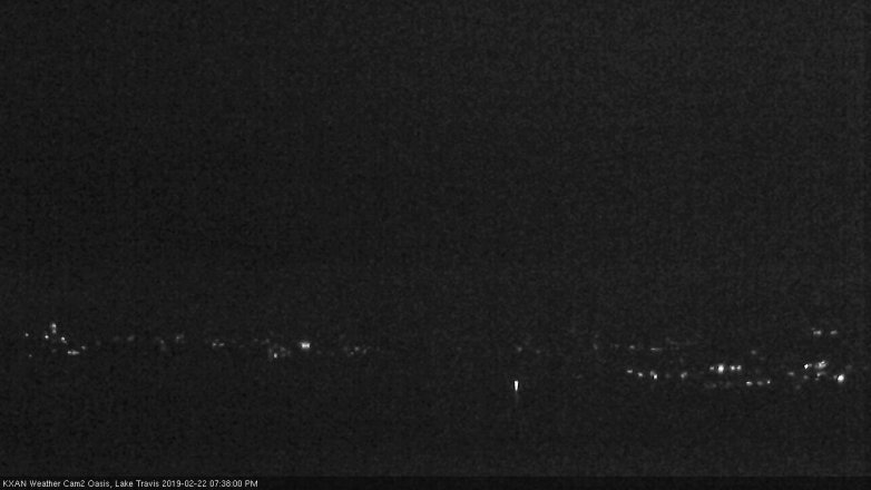Lake Travis webcam, February 22, 2019 6:40 PM CT