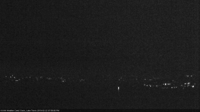 Lake Travis webcam, February 22, 2019 7:00 PM CT