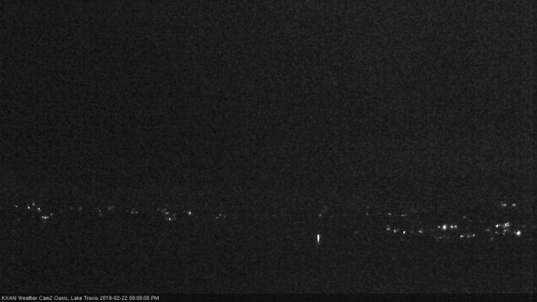 Lake Travis webcam, February 22, 2019 7:10 PM CT