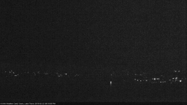 Lake Travis webcam, February 22, 2019 7:20 PM CT