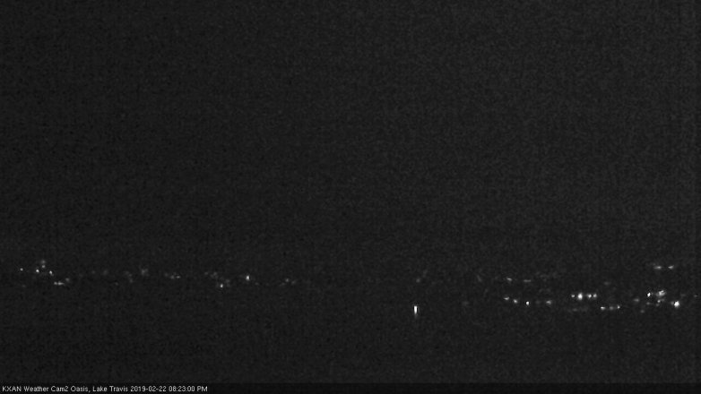 Lake Travis webcam, February 22, 2019 7:25 PM CT