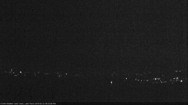 Lake Travis webcam, February 22, 2019 7:35 PM CT