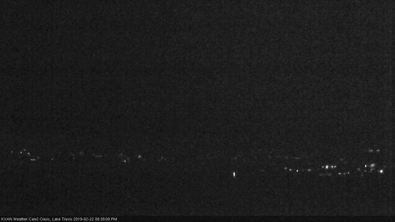Lake Travis webcam, February 22, 2019 7:40 PM CT