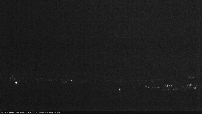 Lake Travis webcam, February 22, 2019 7:50 PM CT