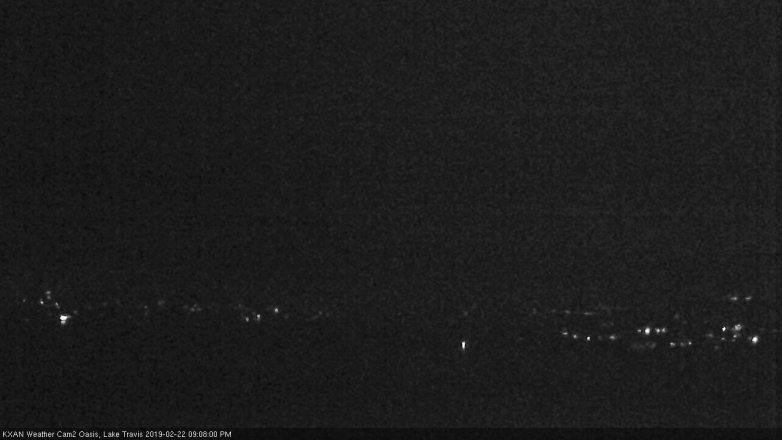 Lake Travis webcam, February 22, 2019 8:10 PM CT