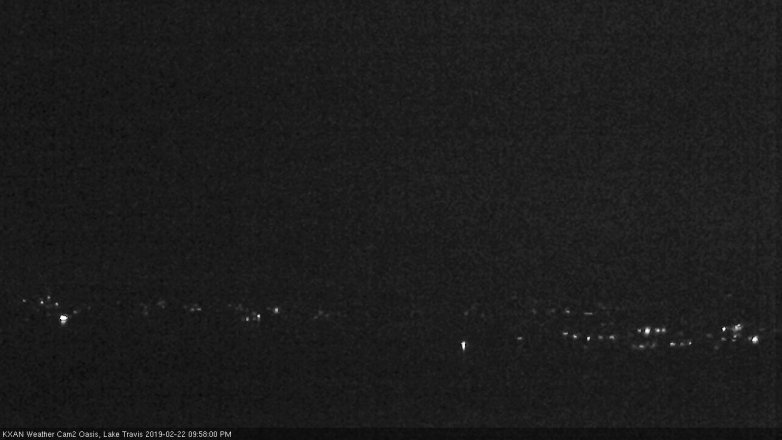 Lake Travis webcam, February 22, 2019 9:00 PM CT