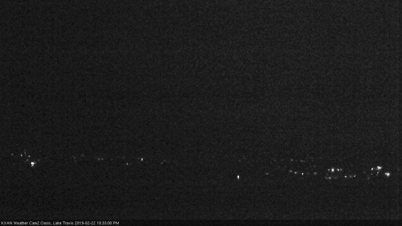 Lake Travis webcam, February 22, 2019 9:35 PM CT
