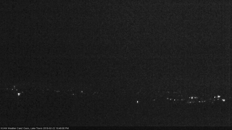 Lake Travis webcam, February 22, 2019 9:50 PM CT