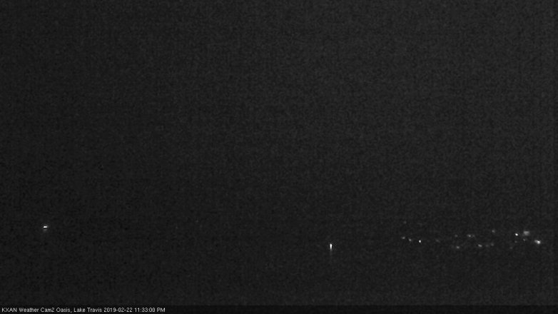 Lake Travis webcam, February 22, 2019 10:35 PM CT