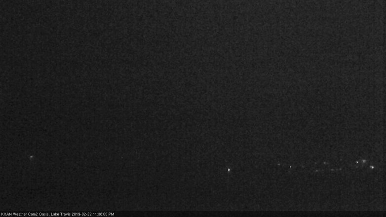 Lake Travis webcam, February 22, 2019 10:40 PM CT