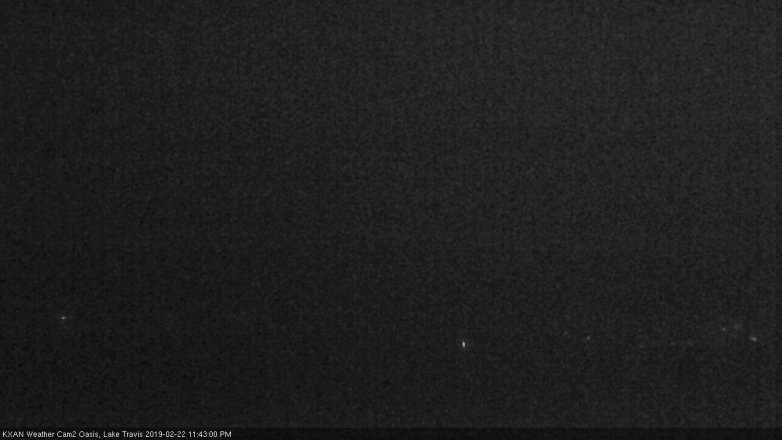Lake Travis webcam, February 22, 2019 10:45 PM CT