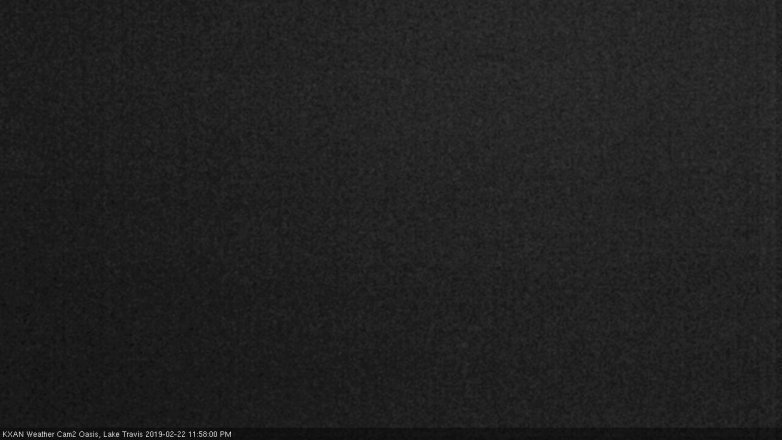 Lake Travis webcam, February 22, 2019 11:00 PM CT