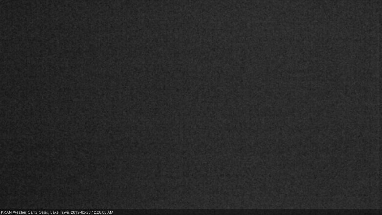 Lake Travis webcam, February 22, 2019 11:30 PM CT
