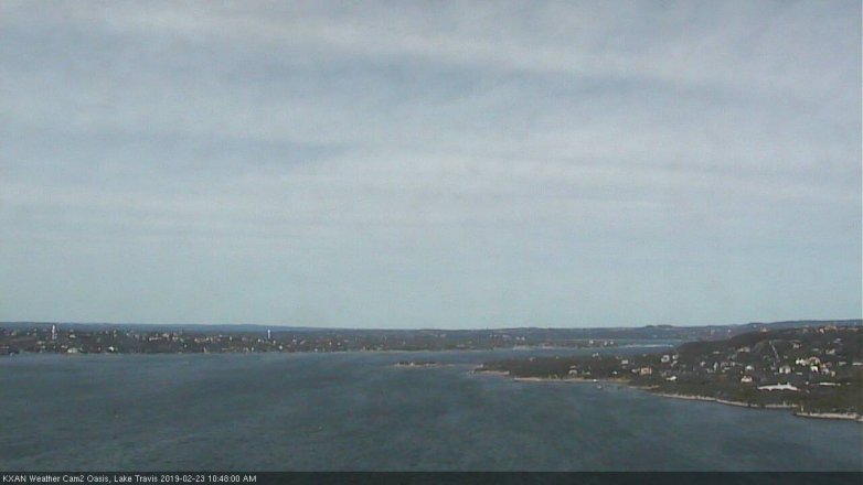Lake Travis webcam, February 23, 2019 9:50 AM CT