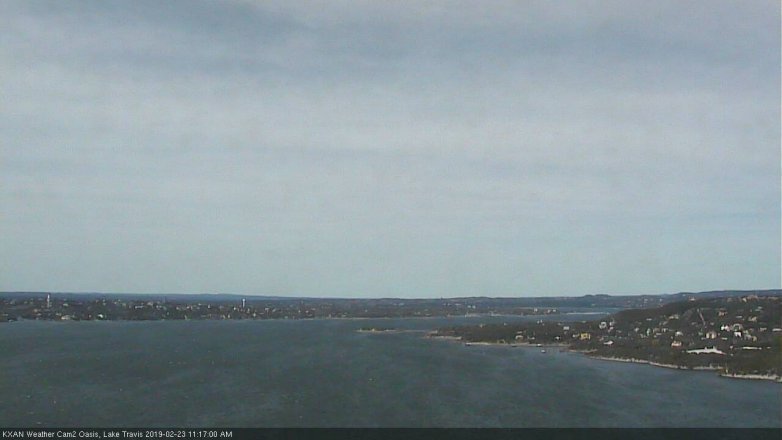 Lake Travis webcam, February 23, 2019 10:20 AM CT