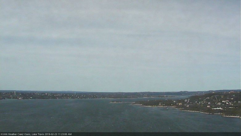 Lake Travis webcam, February 23, 2019 10:25 AM CT
