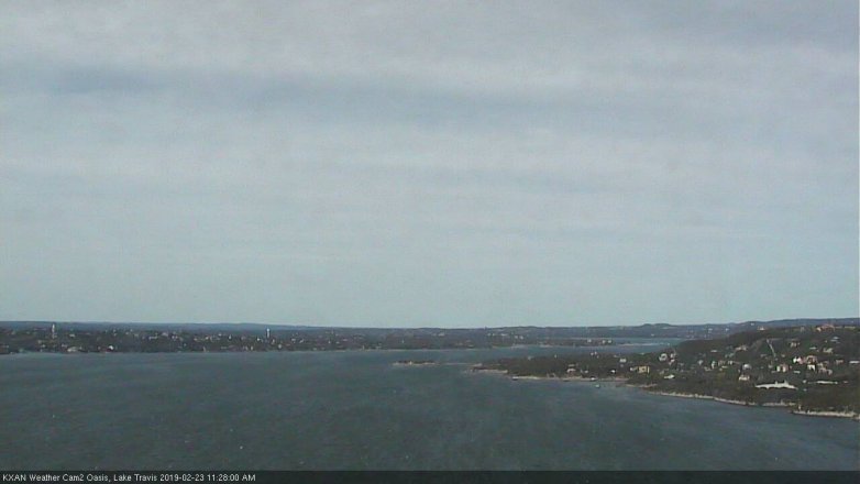 Lake Travis webcam, February 23, 2019 10:30 AM CT
