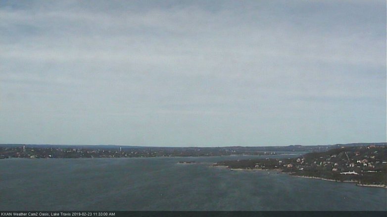 Lake Travis webcam, February 23, 2019 10:35 AM CT