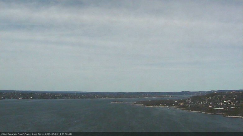 Lake Travis webcam, February 23, 2019 10:40 AM CT