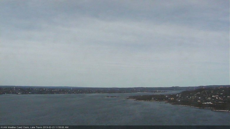 Lake Travis webcam, February 23, 2019 11:00 AM CT
