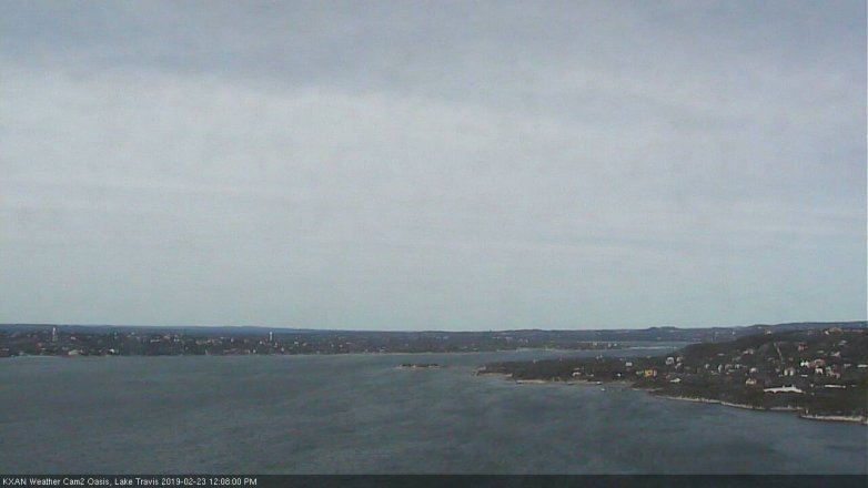 Lake Travis webcam, February 23, 2019 11:10 AM CT