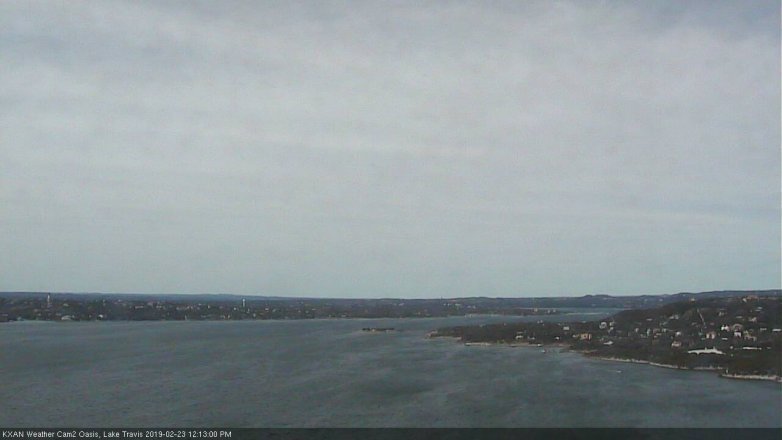 Lake Travis webcam, February 23, 2019 11:15 AM CT
