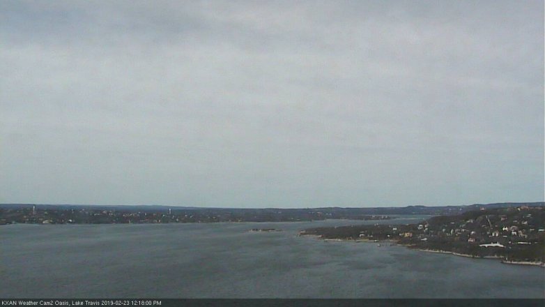 Lake Travis webcam, February 23, 2019 11:20 AM CT